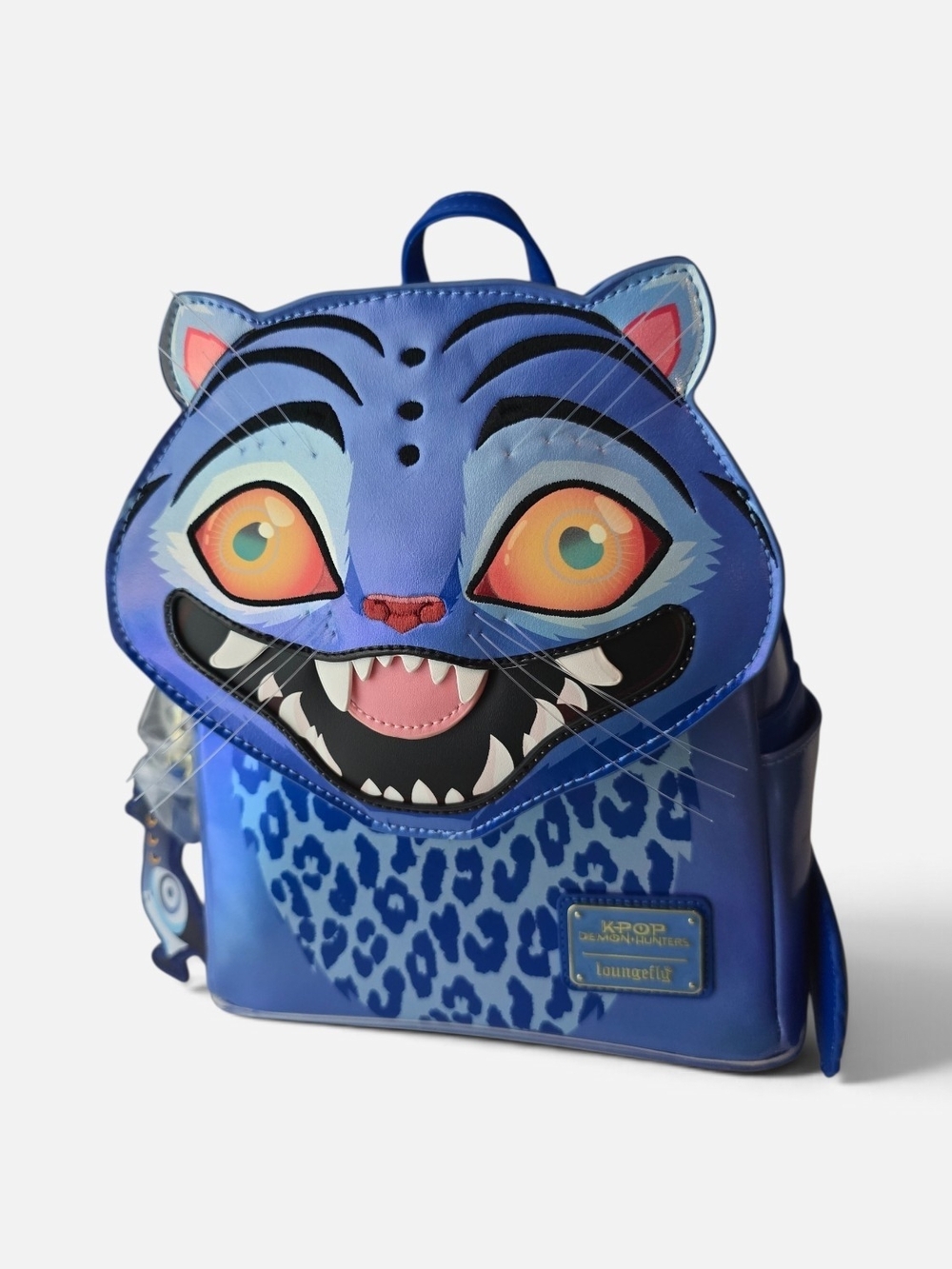 Loungefly KPop Demon Hunters Derpy Tiger Light Up Mini Backpack NWT